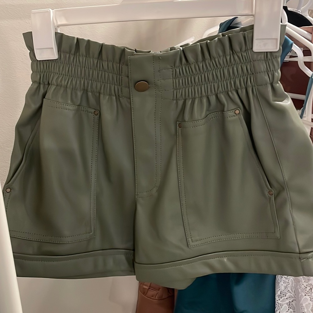 Forever 21, size small, pleather shorts